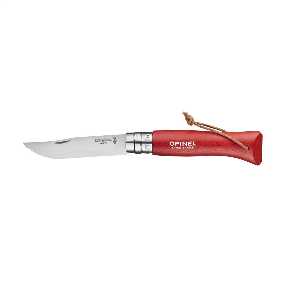 Opinel Colorama No 08 zakmes - rood
