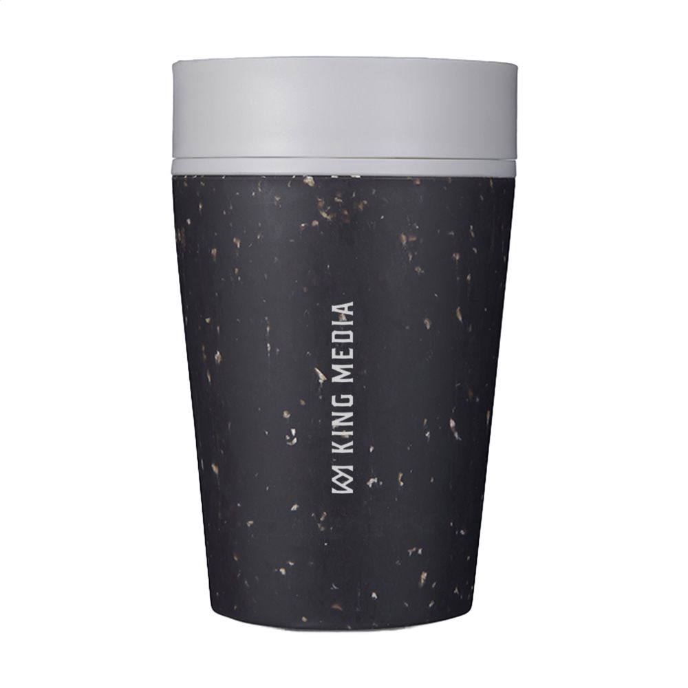 Circular&Co Recycled Coffee Cup 227 ml koffiebeker - grijs/wit