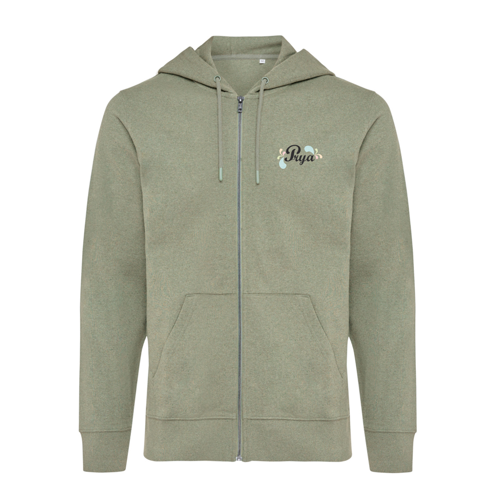 IQONIQ Abisko gerecycled katoen hoodie met rits