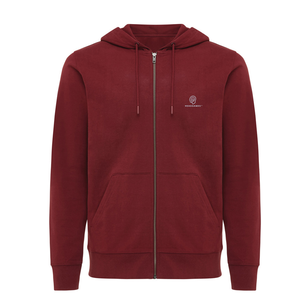 IQONIQ Abisko gerecycled katoen hoodie met rits