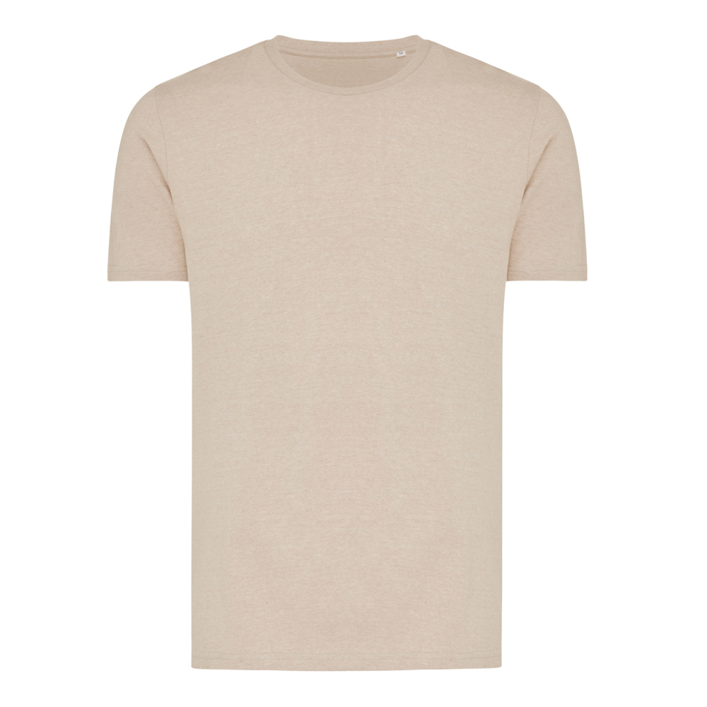 IQONIQ Brett gerecycled katoen t-shirt - light heather brown (± PMS light heather brown)