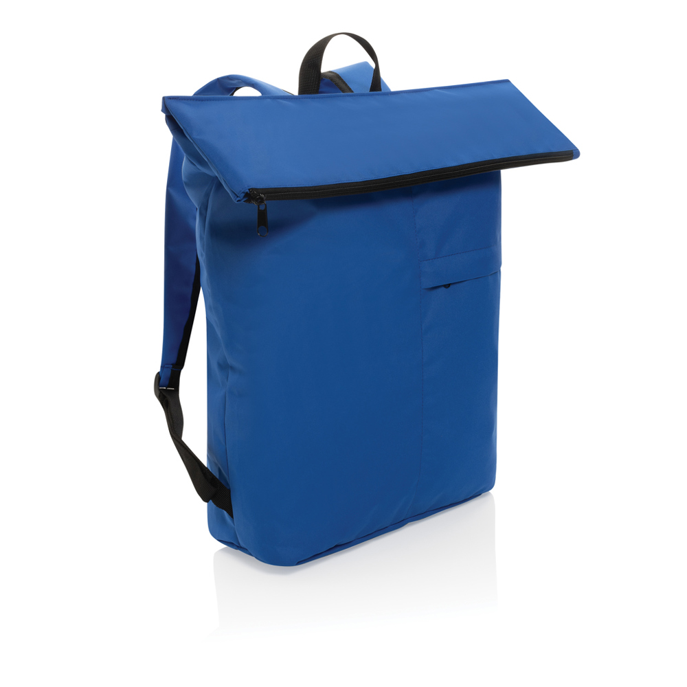 Dillon AWARE™ RPET lichtgewicht opvouwbare rugzak - royal blue (± PMS 19-4050 TCX)