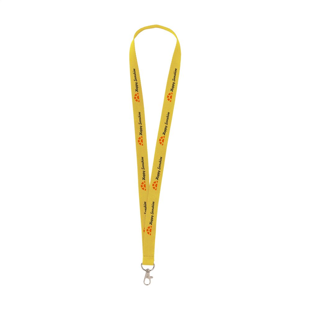 KeyCord Budget 2 cm lanyard - geel