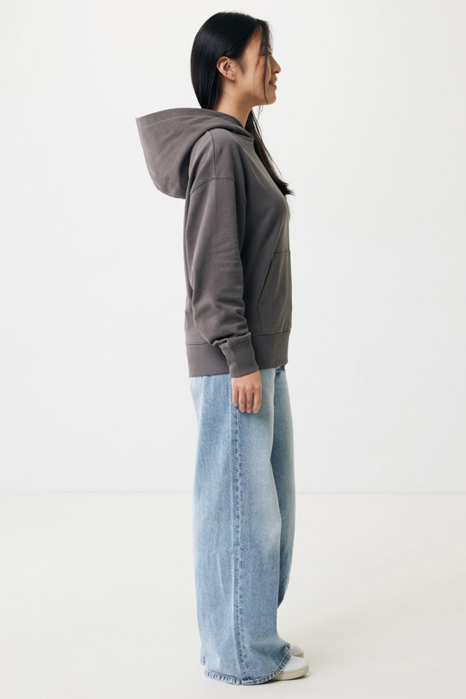 IQONIQ Yoho gerecycled katoen relaxed hoodie