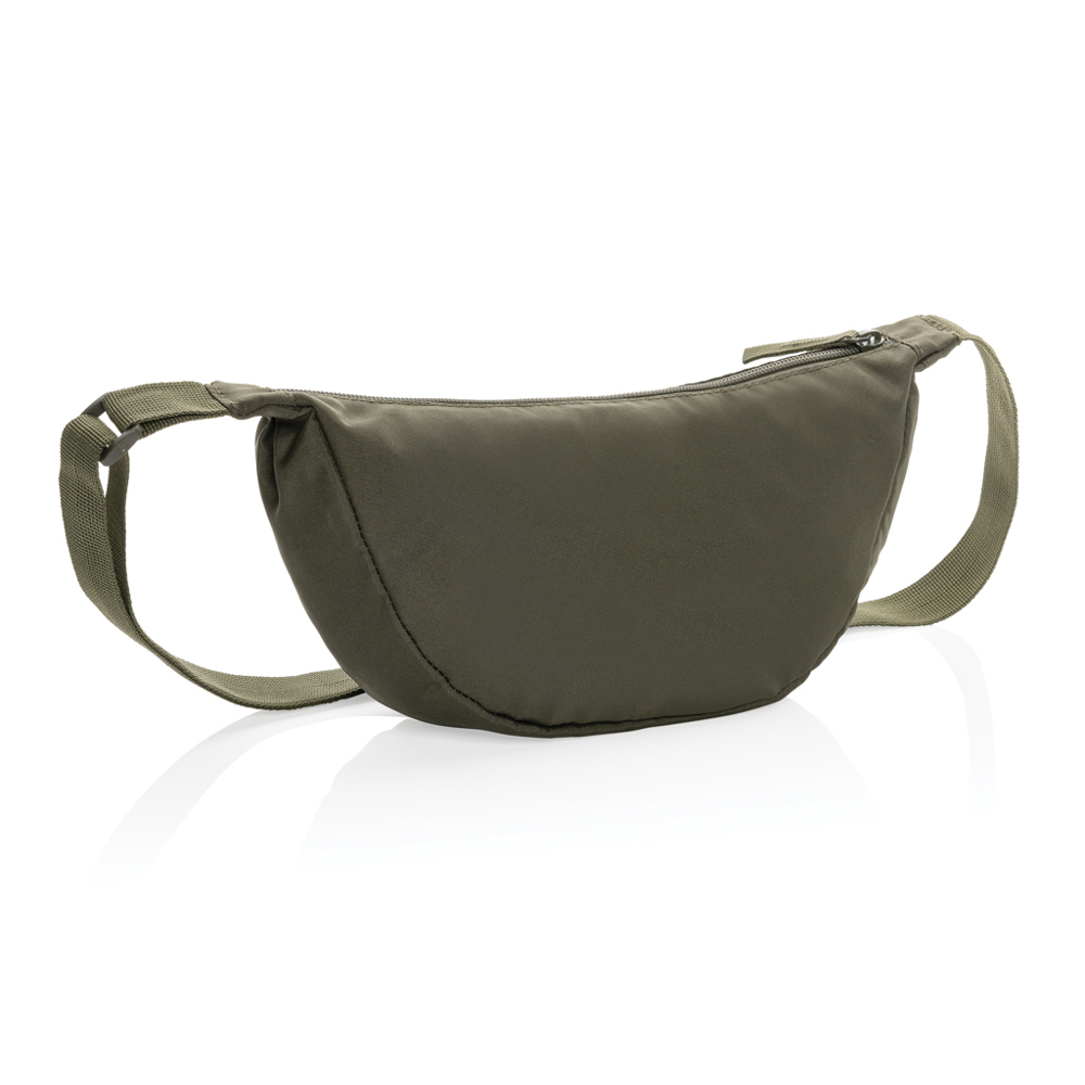 Crescent AWARE™ RPET halve maan sling bag - khaki (± PMS 18-0523 TCX)