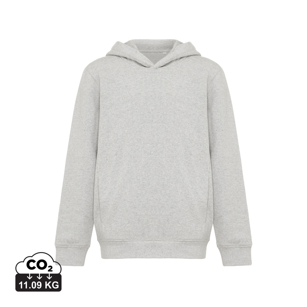 IQONIQ Yengo kids recycled katoen hoodie met steekzakken