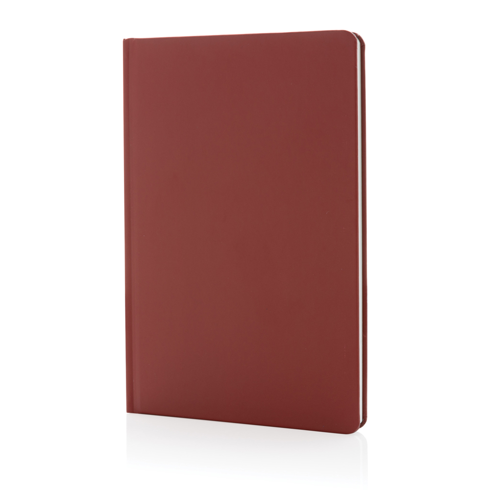Impact hardcover steenpapier notitieboek A5 - rood (± PMS 1807)