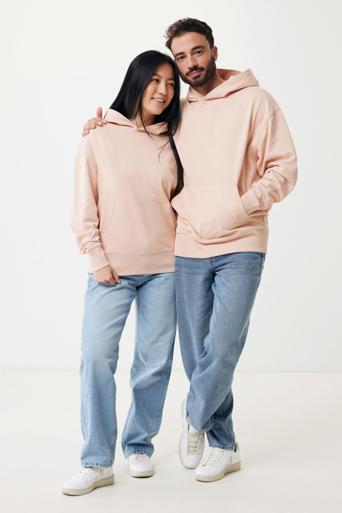 IQONIQ Yoho gerecycled katoen relaxed hoodie