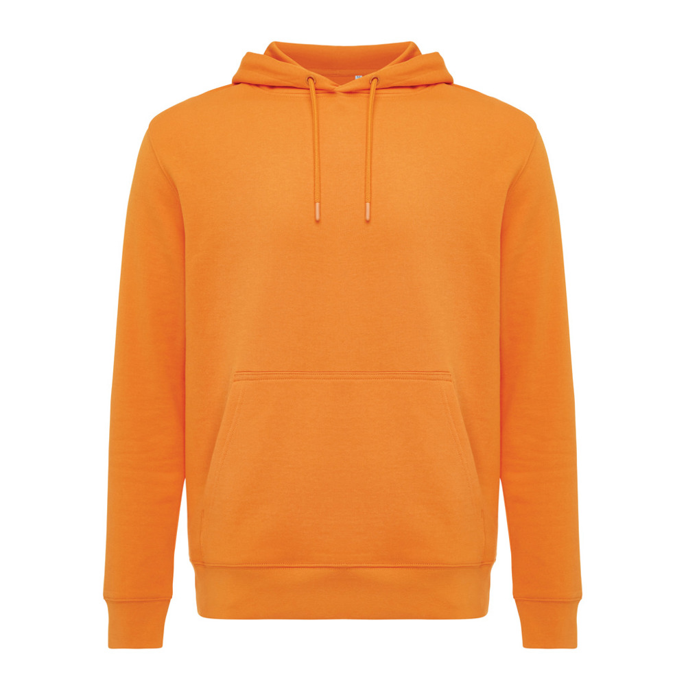 IQONIQ Rila lichtgewicht gerecycled katoen hoodie - oranje (± PMS 16-1255 TCX)