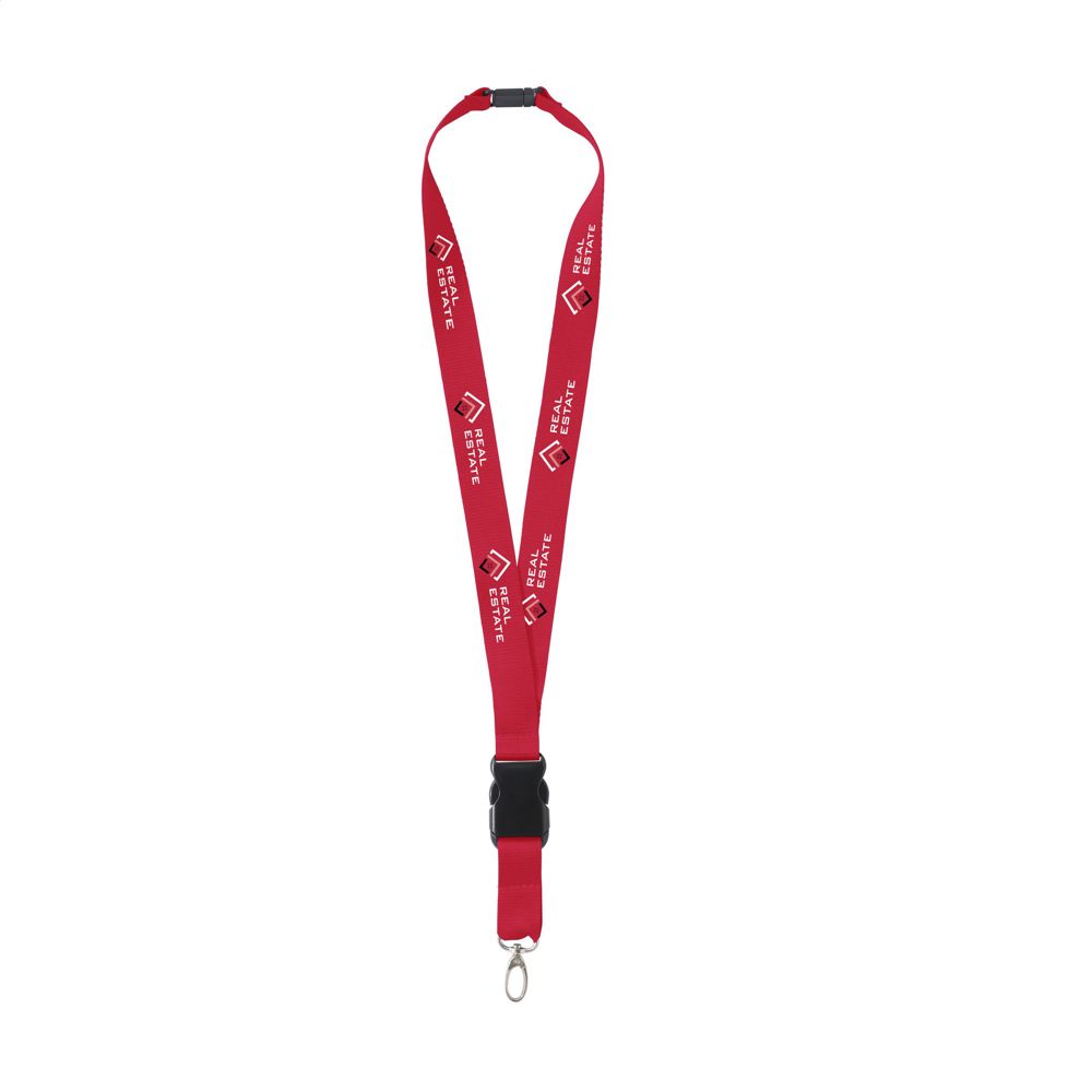 KeyCordSafety 2,4 cm lanyard - rood