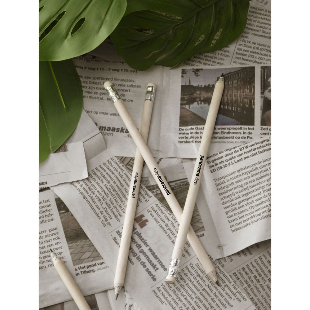 Recycled Newspaper Pencil potlood