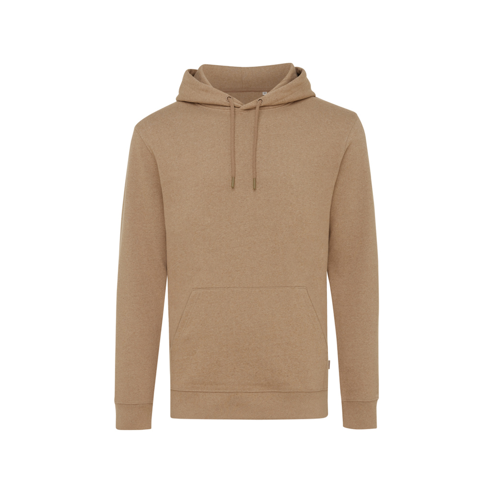 IQONIQ Torres gerecycled katoen hoodie ongeverfd - heather brown (± PMS heather brown)
