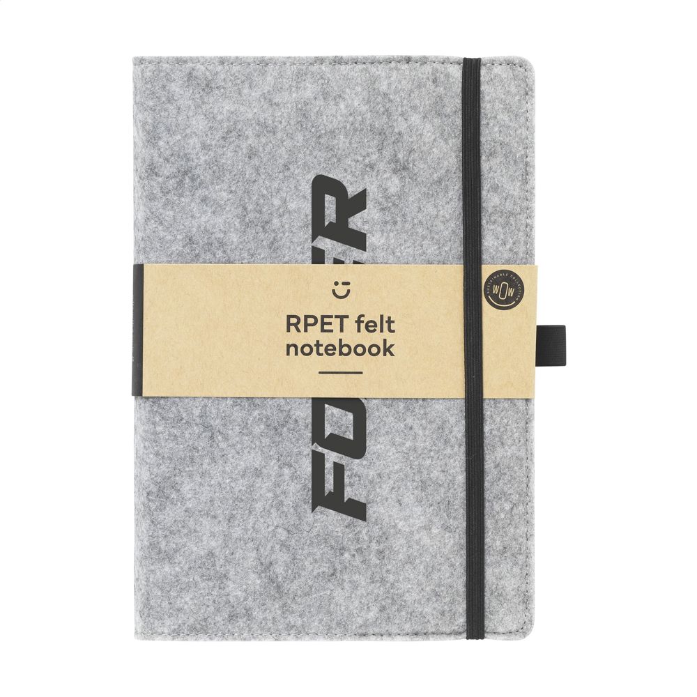 Felty GRS RPET Notebook A5 notitieboek - grijs