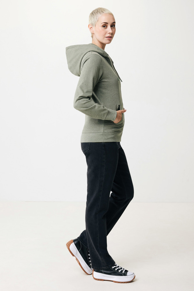 IQONIQ Abisko gerecycled katoen hoodie met rits