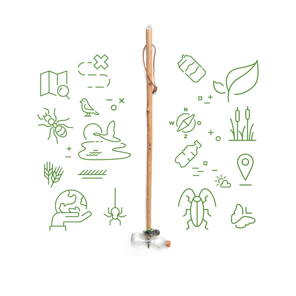 CleanWalk Walkingstick wandelstok