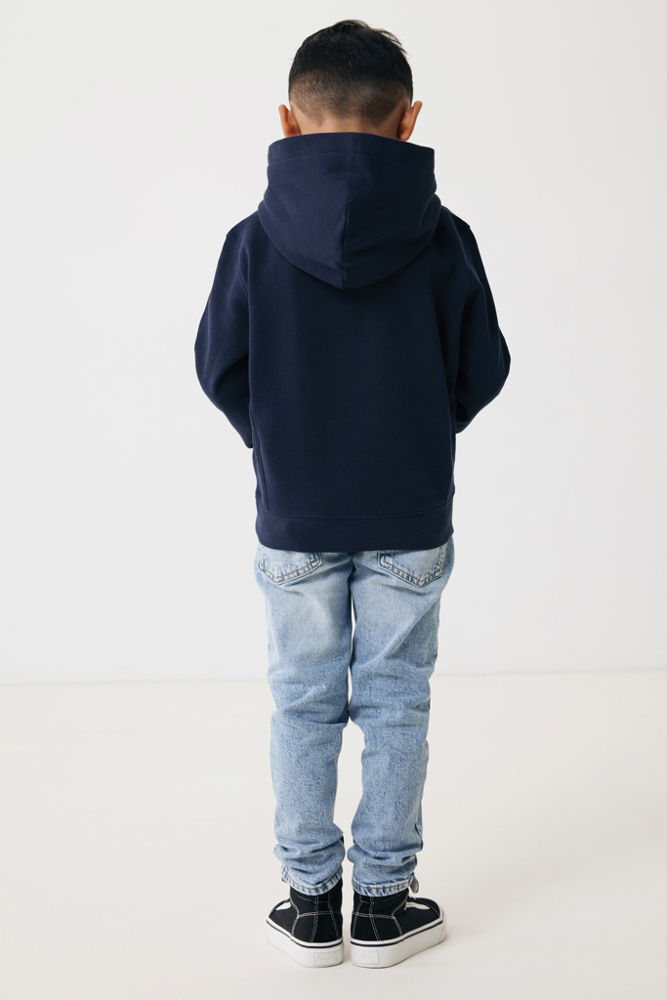 IQONIQ Yengo kids recycled katoen hoodie met steekzakken