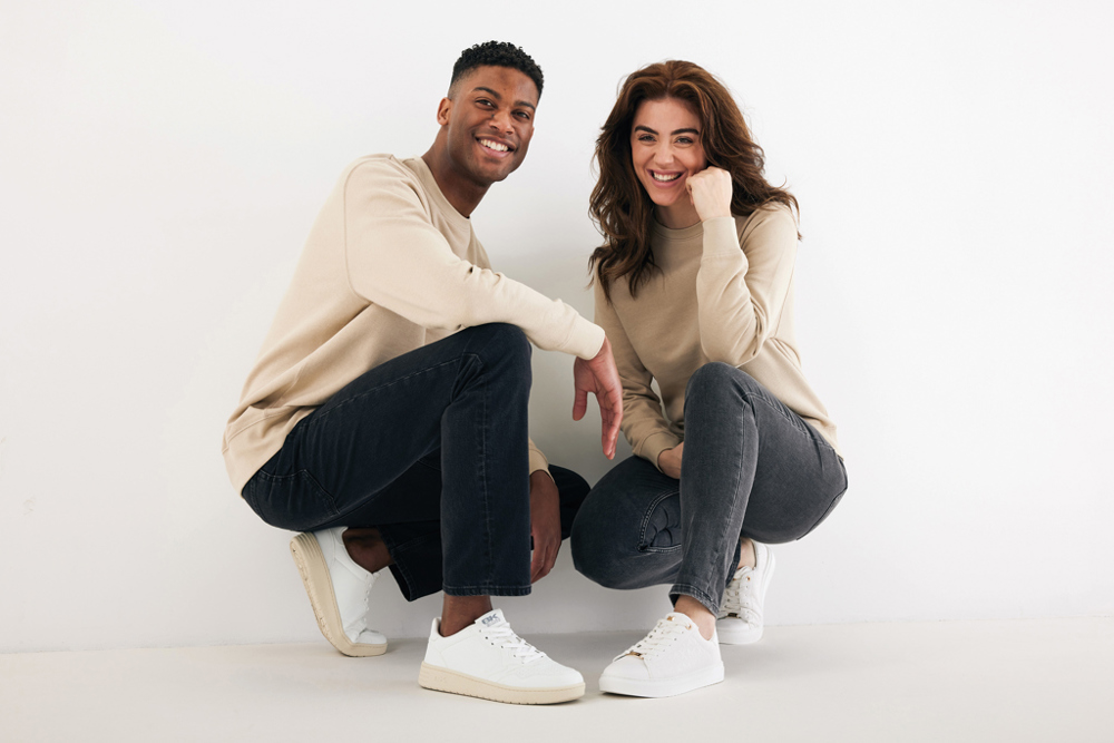 IQONIQ Etosha lichtgewicht gerecycled katoen sweater