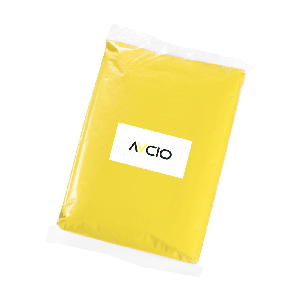 Clear regenponcho - geel (± PMS 1205)