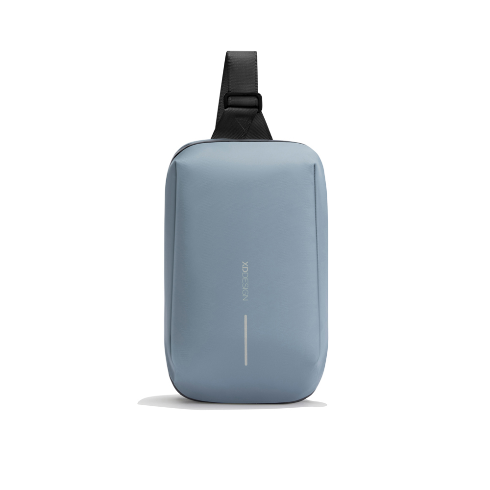 Urban waterbestendige sling bag - blauw, grijs (± PMS 5415/ ± PMS Cool Grey 5)