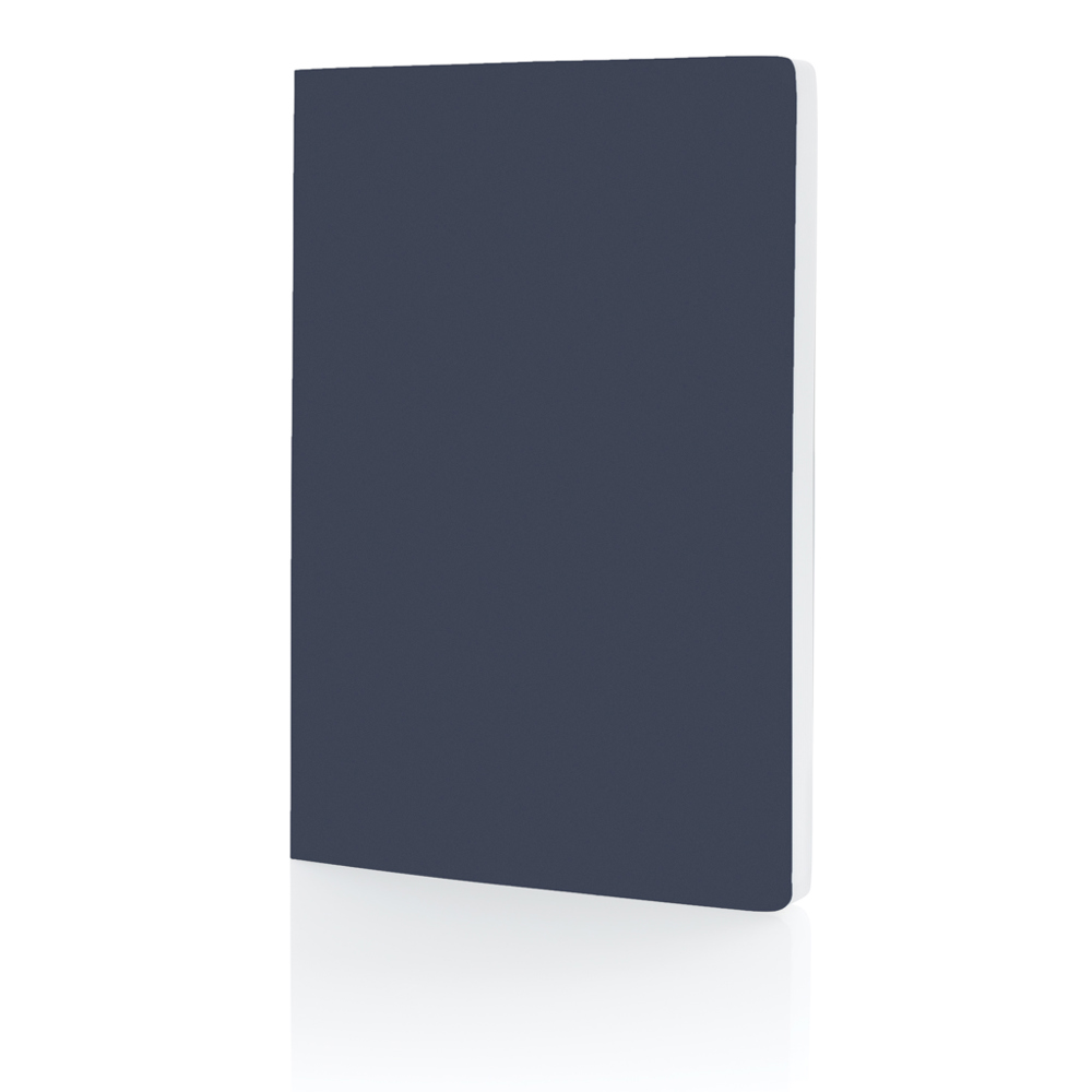 Impact softcover steenpapier notitieboek A5 - donkerblauw (± PMS 539)