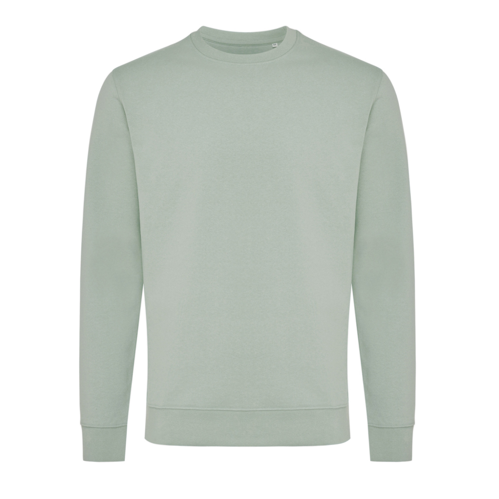 IQONIQ Zion gerecycled katoen sweater - iceberg green (± PMS 15-5205 TCX)