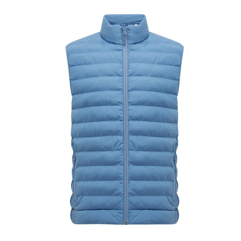 IQONIQ Meru heren gerecycled polyester bodywarmer - moon blue (± PMS 17-4029 TCX)