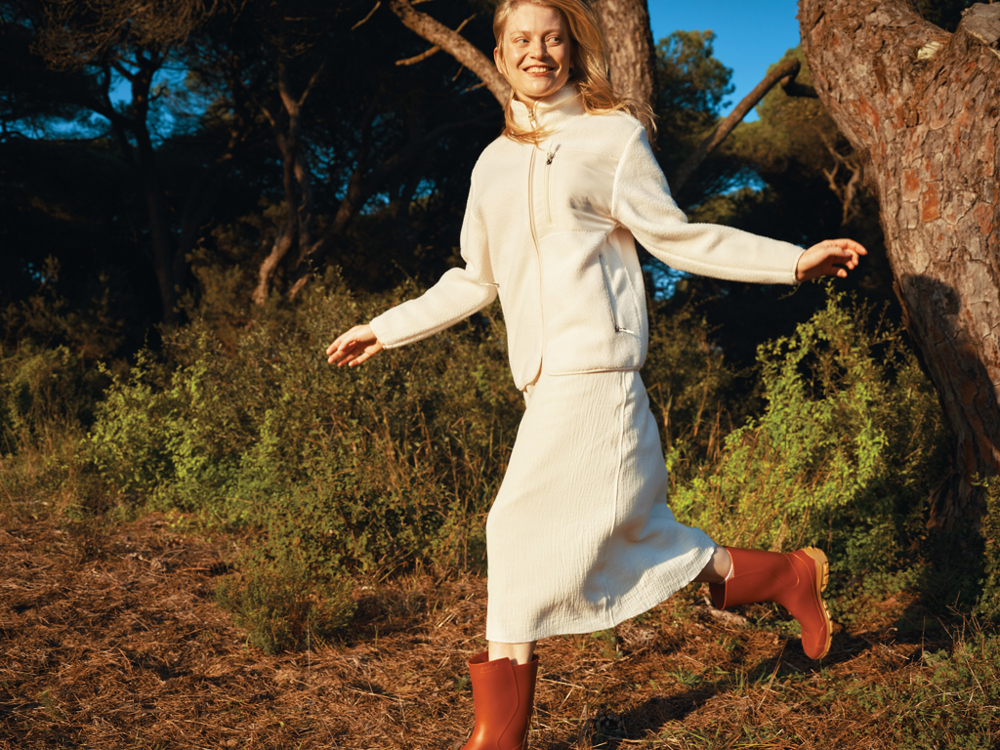 IQONIQ Diran gerecycled polyester pile-fleece jas