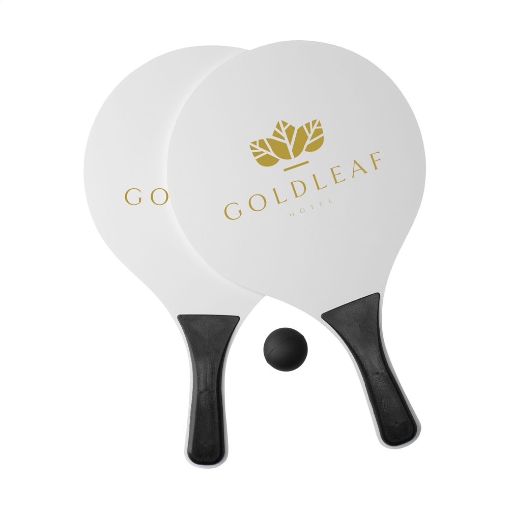 BeachTennis strandspel - zwart