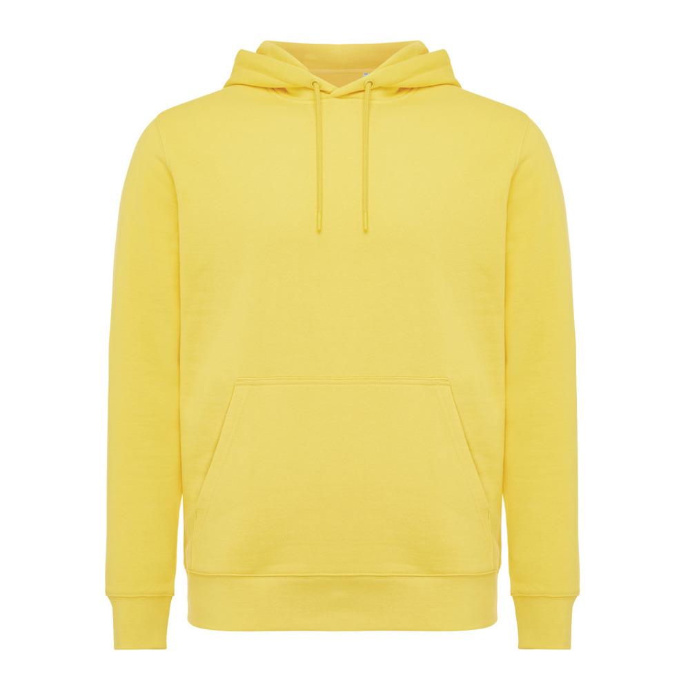 IQONIQ Rila lichtgewicht gerecycled katoen hoodie - geel (± PMS 13-0759 TCX)