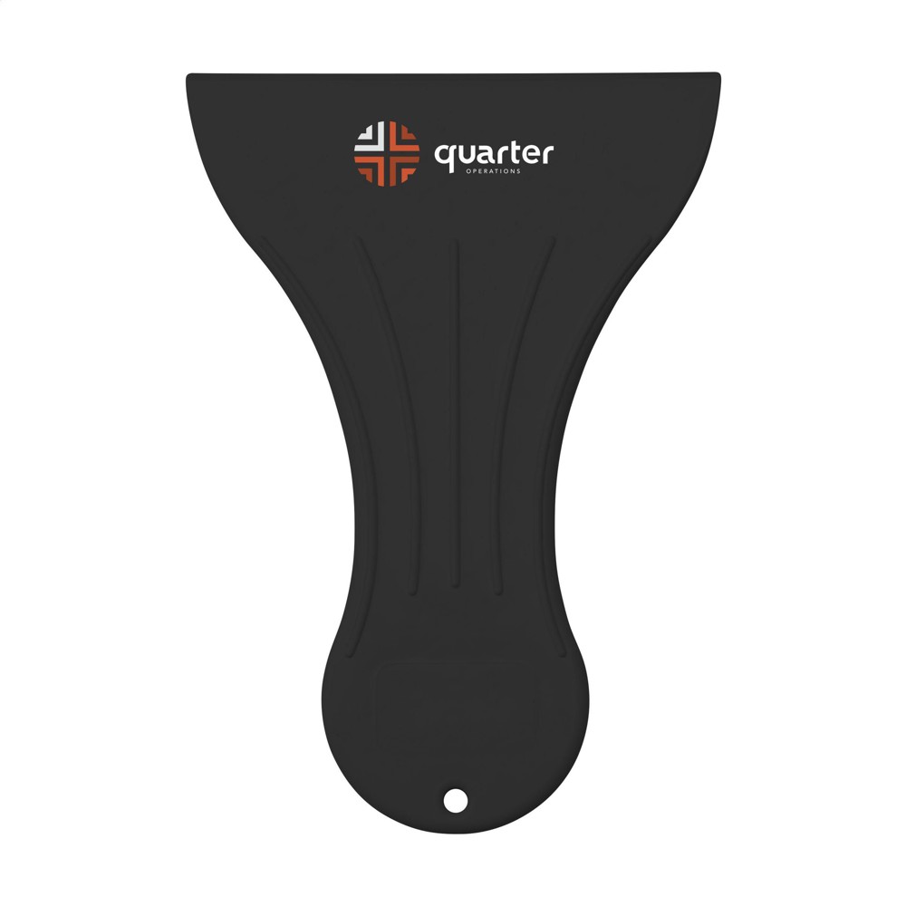 Plastic Bank Recycled Ice Scraper ijskrabber - zwart (± PMS Black)