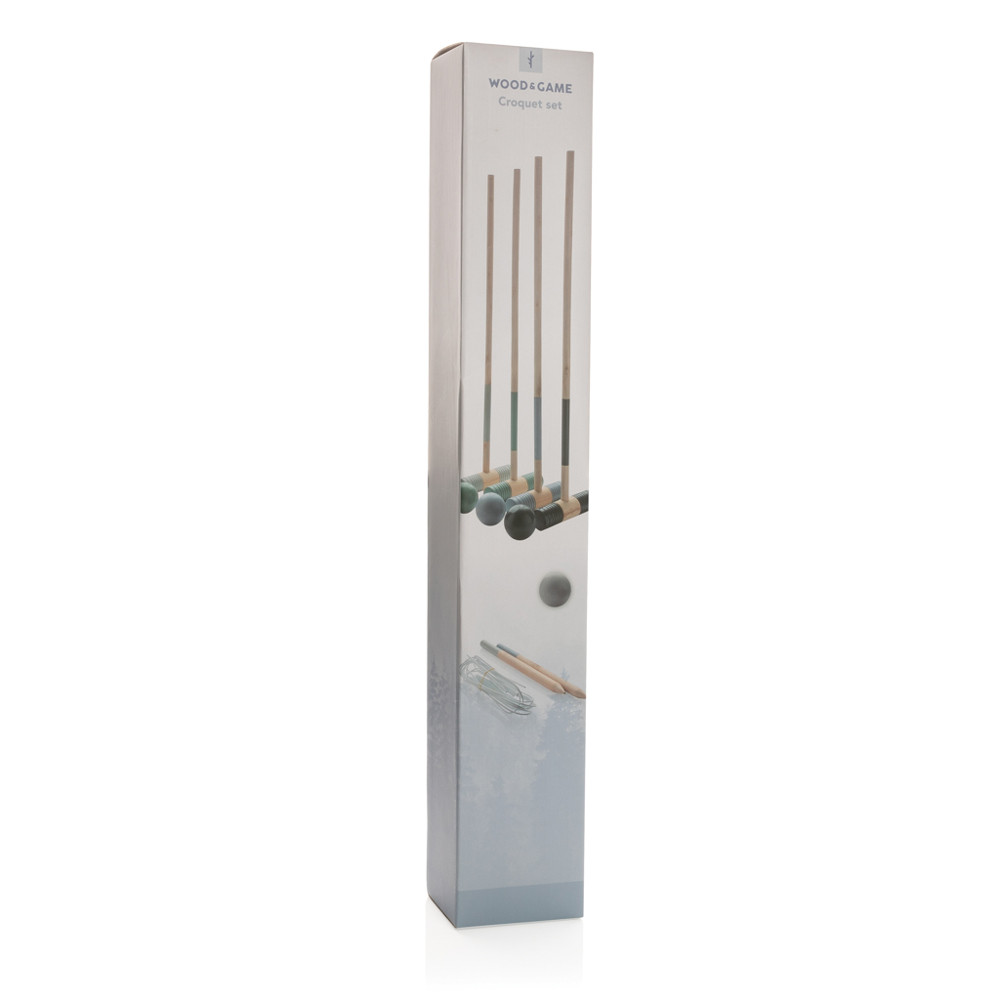 Houten croquet set