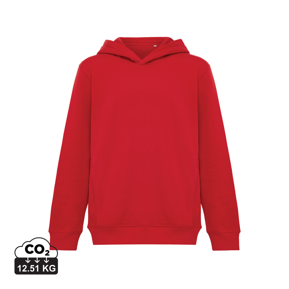 IQONIQ Yengo kids recycled katoen hoodie met steekzakken