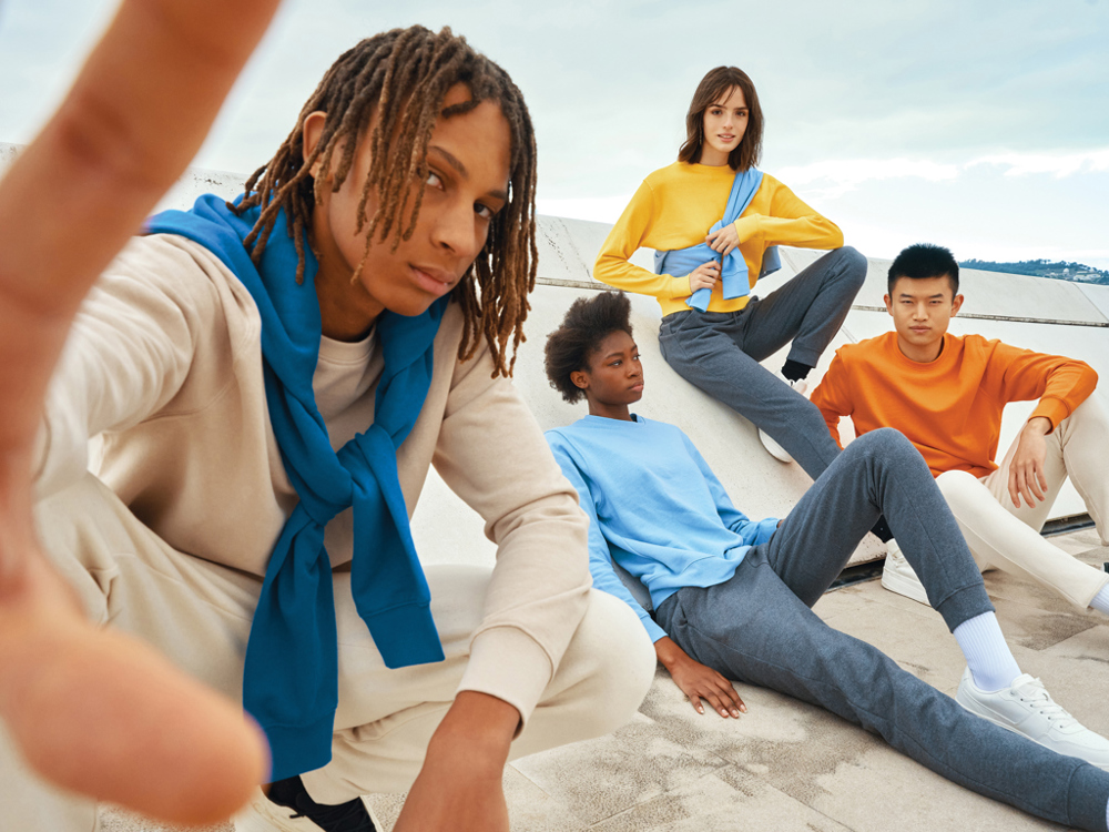 IQONIQ Etosha lichtgewicht gerecycled katoen sweater