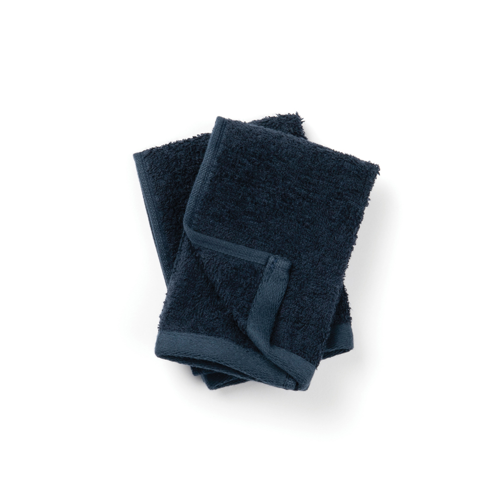 VINGA Birch handdoek 30x30 - blauw (± PMS 19-4011)
