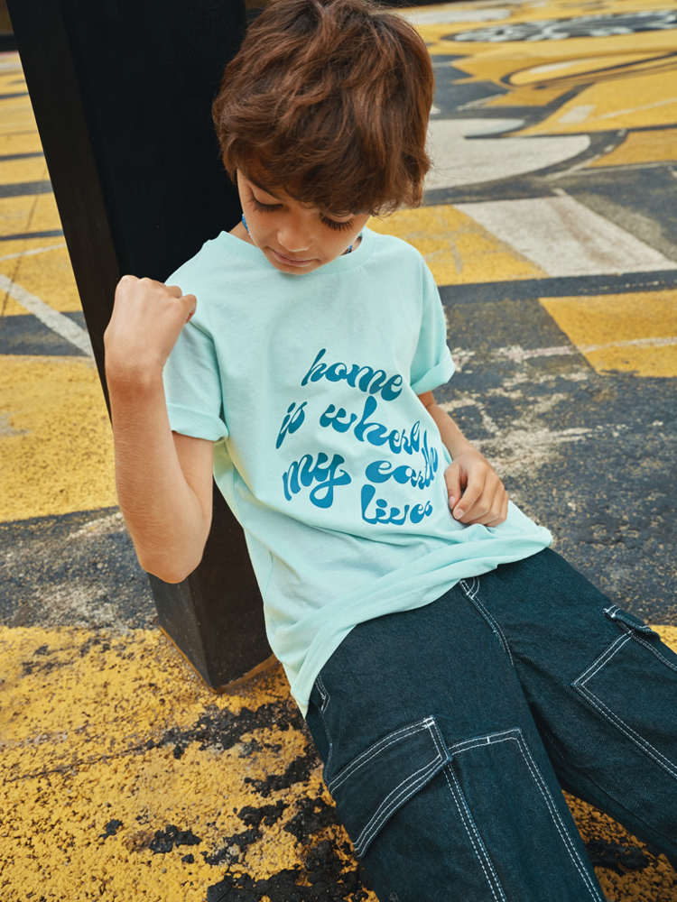 IQONIQ Koli kids lichtgewicht gerecycled katoen t-shirt