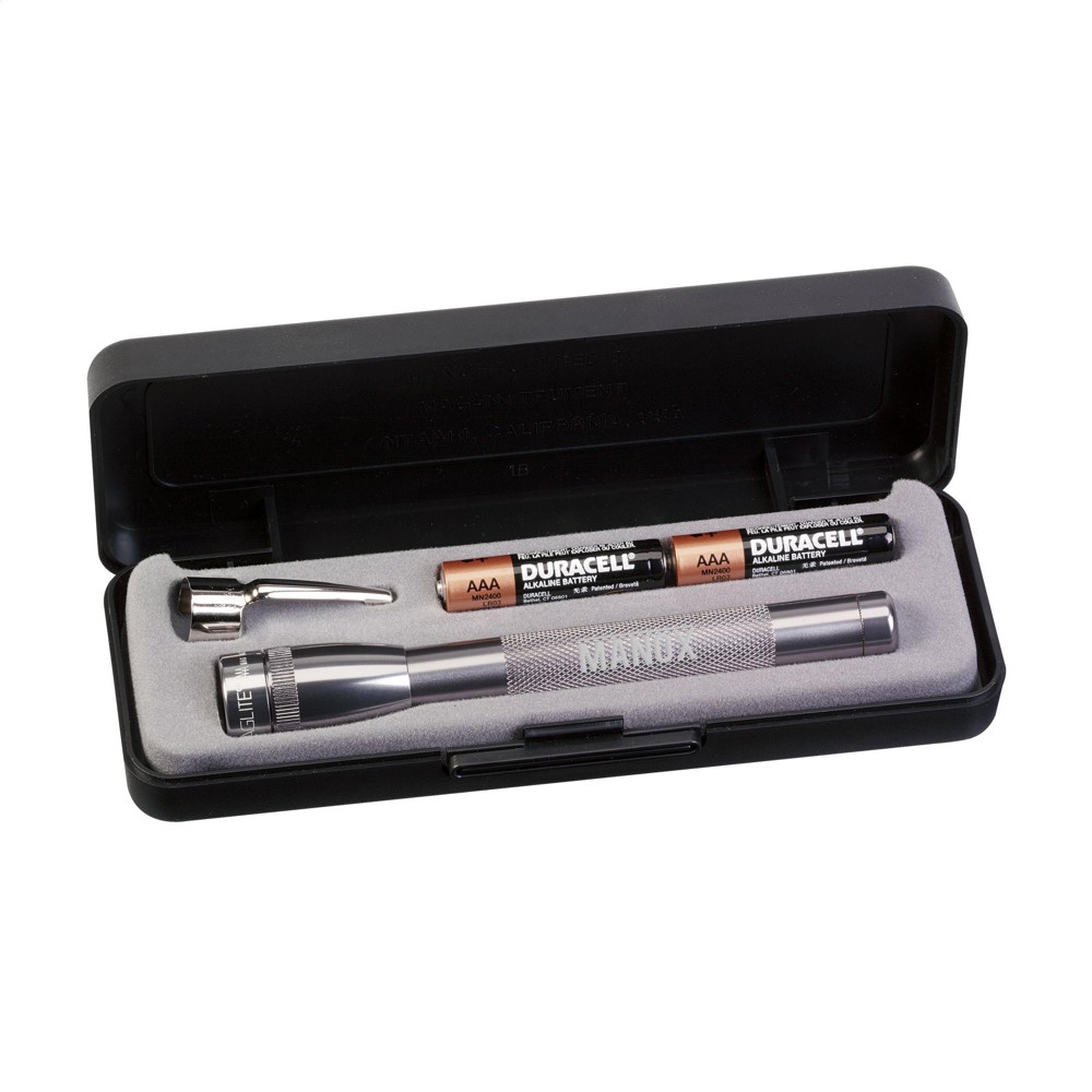 Mini Maglite® AAA zaklamp - grijs (± PMS 431)