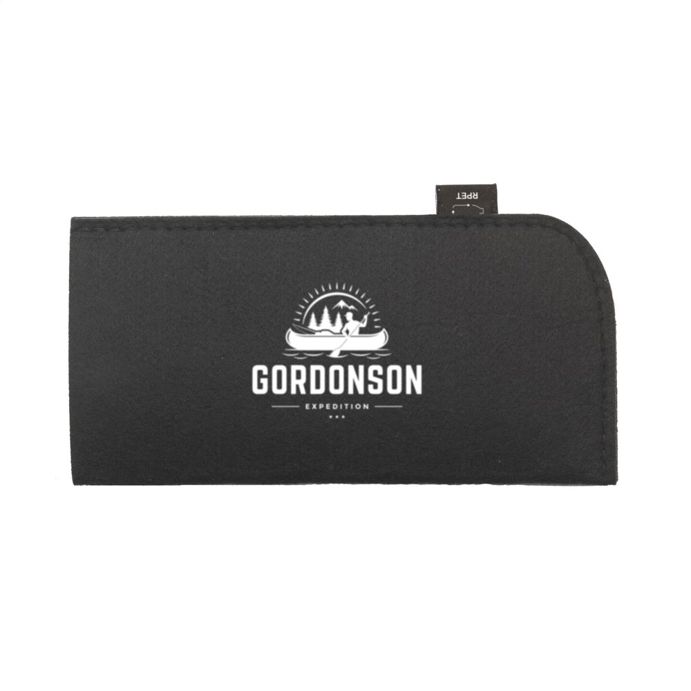Feltro GRS RPET Pouch brillenhoesje - zwart
