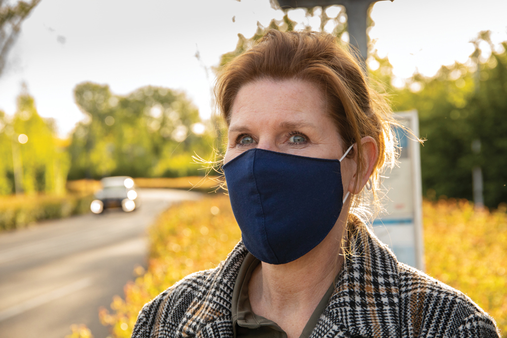 Herbruikbaar 2 laags katoenen gezichtsmasker