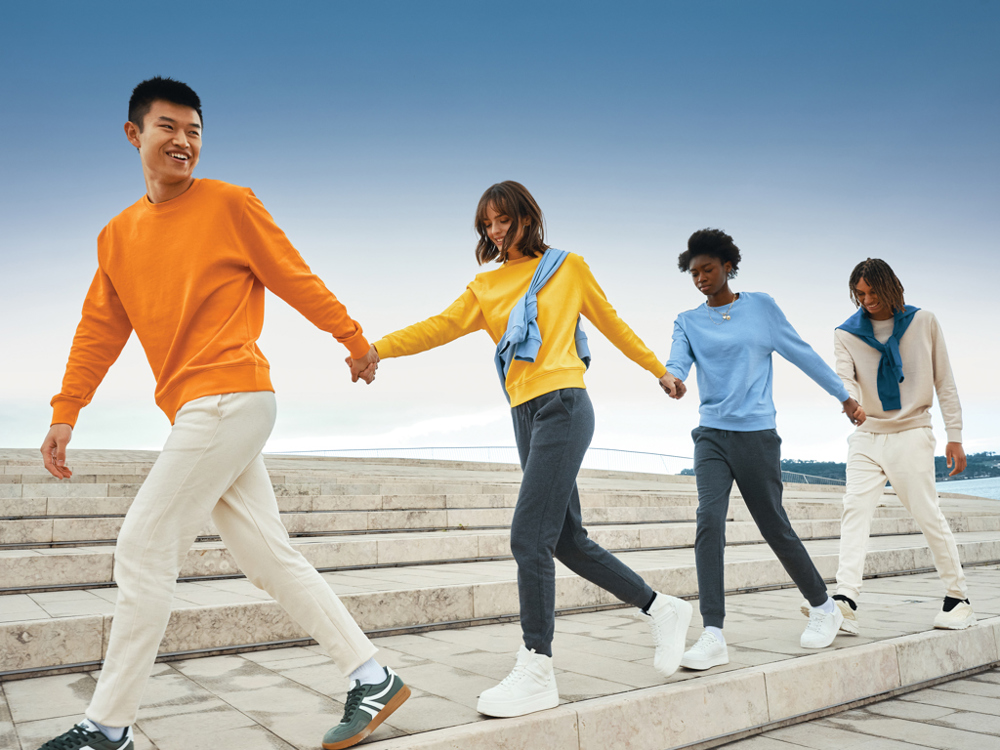 IQONIQ Etosha lichtgewicht gerecycled katoen sweater