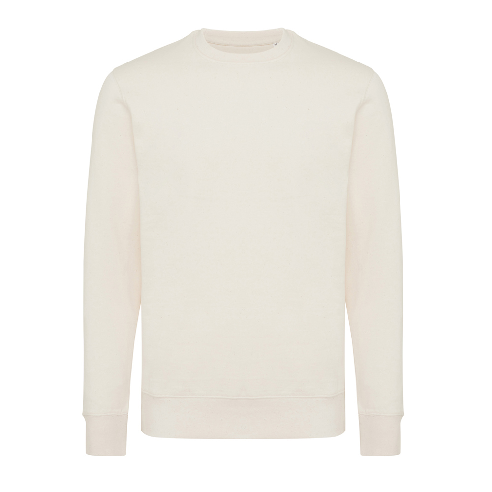 IQONIQ Etosha lichtgewicht gerecycled katoen sweater - natural raw (± PMS natural raw undyed)
