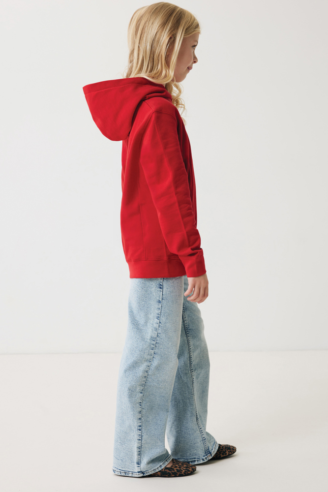 IQONIQ Yengo kids recycled katoen hoodie met steekzakken