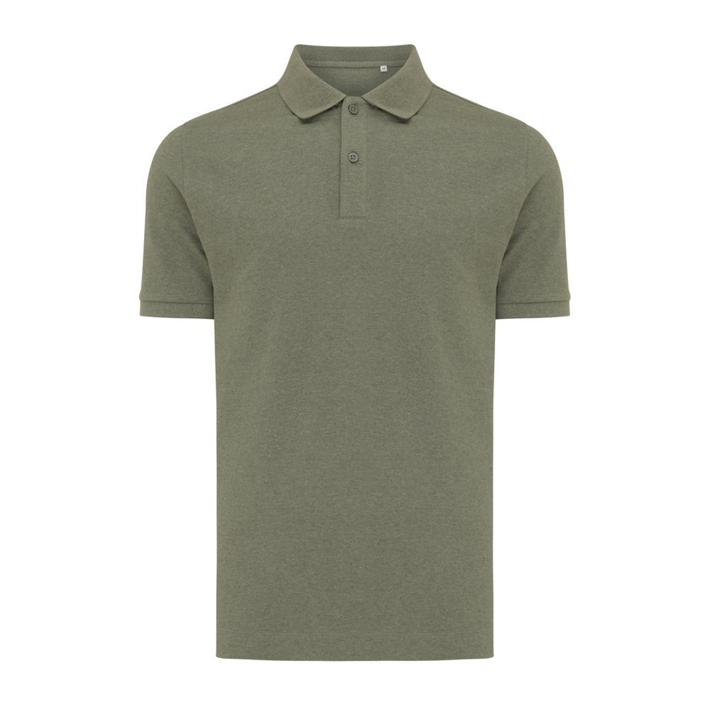 IQONIQ Yosemite gerecycled katoen pique polo - heather green (± PMS heather green)