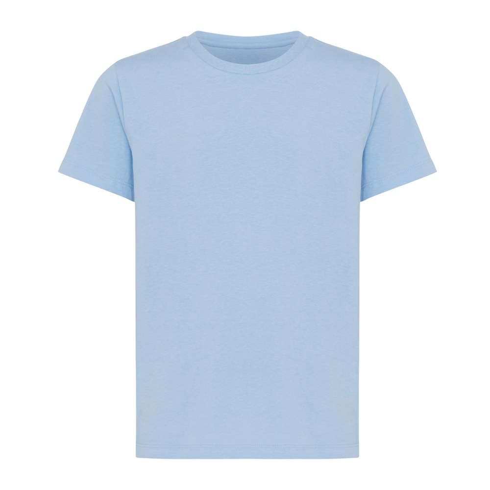 IQONIQ Koli kids lichtgewicht gerecycled katoen t-shirt - sky blue (± PMS 15-3930 TCX)