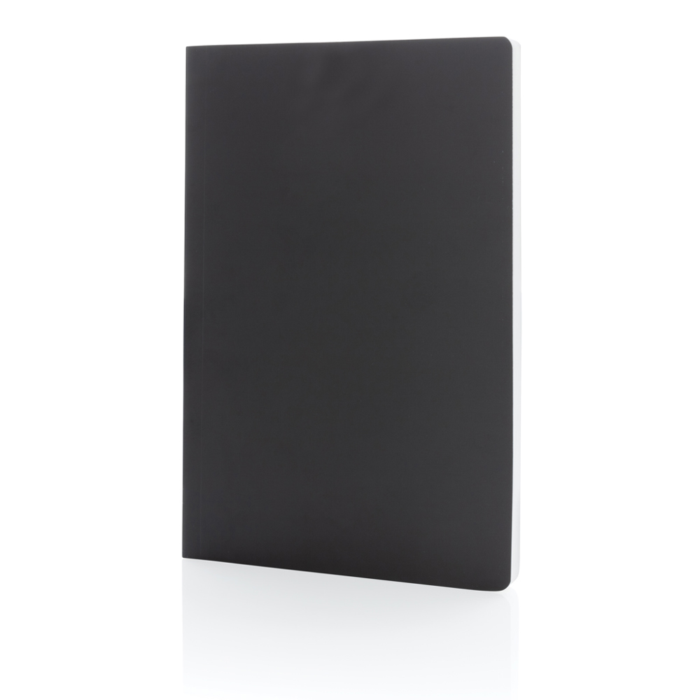 Impact softcover steenpapier notitieboek A5 - zwart (± PMS Black)