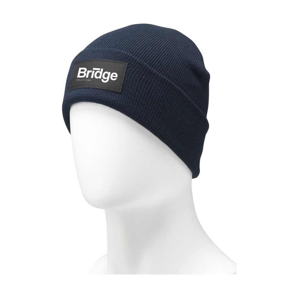 Stavanger GRS RPET Beanie muts - blauw
