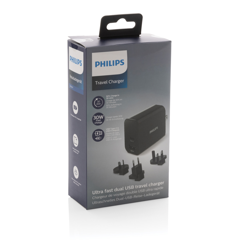 Philips 30W ultra snelle reisadapter set