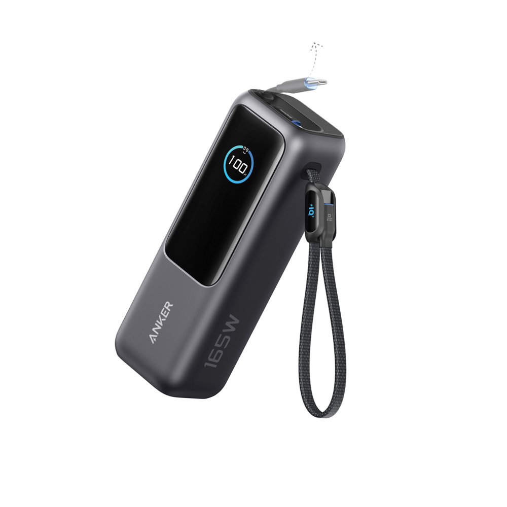 Anker Powerbank 25.000 mAh 165W met ingebouwde kabel