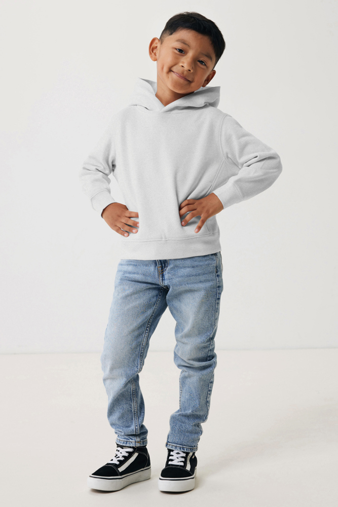 IQONIQ Yengo kids recycled katoen hoodie met steekzakken