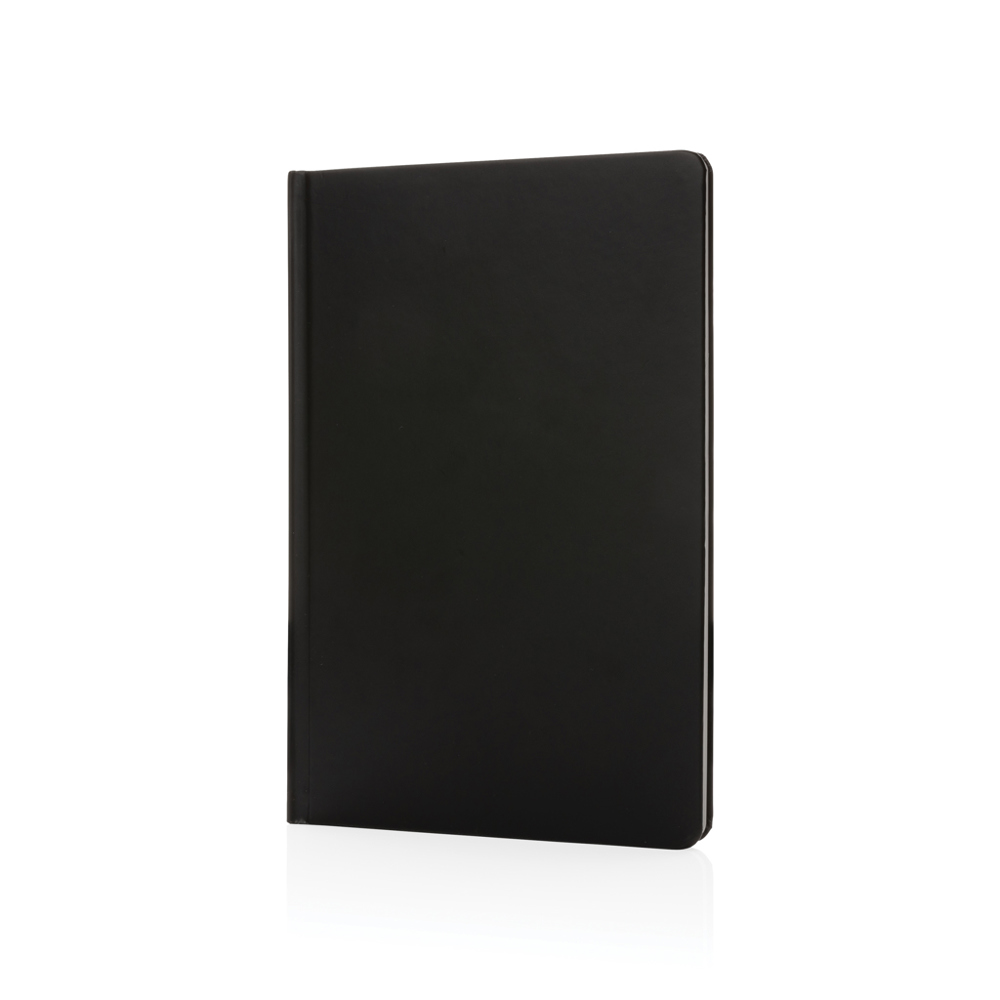 Impact hardcover steenpapier notitieboek A5 - zwart (± PMS Black)