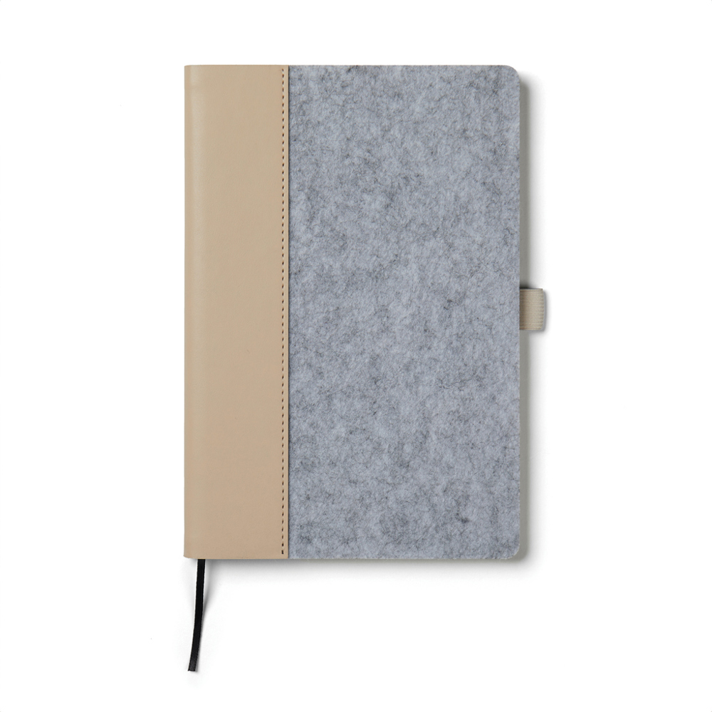 VINGA Albon GRS gerecycled vilt notitieboek